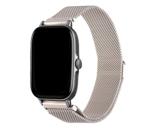 Strap-it Bracelet Milanais Amazfit GTS 3 (lumiere stellaire)