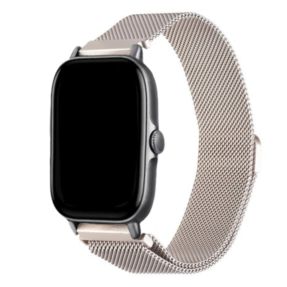 Strap-it Strap-it Bracelet Milanais Xiaomi Amazfit GTS (lumiere stellaire)