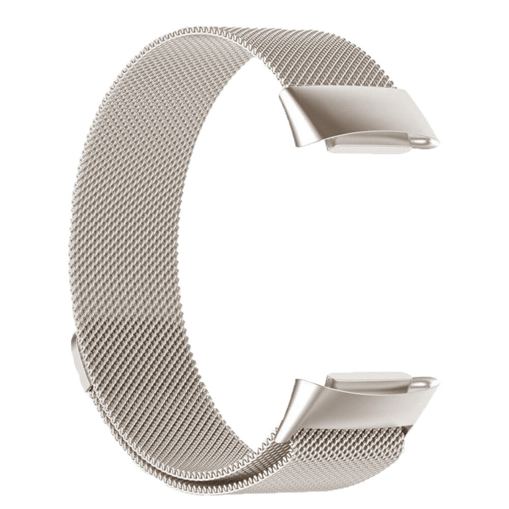 Strap-it Strap-it Bracelet Milanais Fitbit Charge 5 (lumiere stellaire)