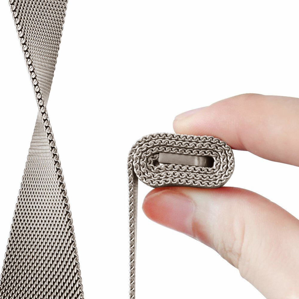 Strap-it Strap-it Bracelet Milanais Fitbit Charge 3 (lumiere stellaire)