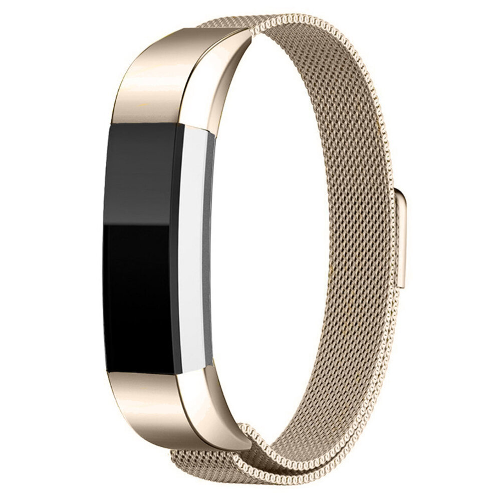 Strap-it Strap-it Bracelet Milanais Fitbit Alta HR (or champagne)