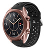 Strap-it Strap-it Bracelet silicone avec trous Samsung Galaxy Watch 3 41mm (noir) Strap-it Strap-it Bracelet silicone avec trous Samsung Galaxy Watch 3 41mm (noir)