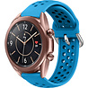 Strap-it Strap-it Bracelet silicone avec trous Samsung Galaxy Watch 3 41mm (bleu clair) Strap-it Strap-it Bracelet silicone avec trous Samsung Galaxy Watch 3 41mm (bleu clair)