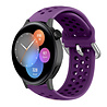 Strap-it Strap-it Bracelet silicone avec trous Huawei Watch GT 3 42mm (violet) Strap-it Strap-it Bracelet silicone avec trous Huawei Watch GT 3 42mm (violet)