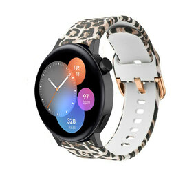 Strap-it Bracelet Sneaky Lucky Leopard Huawei Watch GT 3 42mm Strap-it Bracelet Sneaky Lucky Leopard Huawei Watch GT 3 42mm