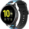 Strap-it Strap-it Bracelet camouflage Samsung Galaxy Watch Active (bleu) Strap-it Strap-it Bracelet camouflage Samsung Galaxy Watch Active (bleu)