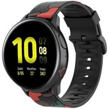 Strap-it Bracelet camouflage Samsung Galaxy Watch Active (rouge)