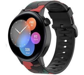 Strap-it Bracelet camouflage Huawei Watch GT 3 42mm (rouge)