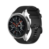 Strap-it Bracelet silicone luxe Samsung Galaxy Watch 46mm (noir)
