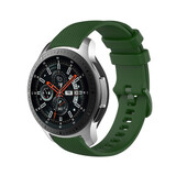 Strap-it Bracelet silicone luxe Samsung Galaxy Watch 46mm (vert armée)