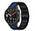 Strap-it Bracelet acier Xiaomi Amazfit GTR (noir/bleu)