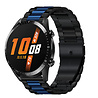 Strap-it Strap-it Bracelet acier Huawei Watch GT 2 (noir/bleu) Strap-it Strap-it Bracelet acier Huawei Watch GT 2 (noir/bleu)
