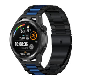 Strap-it Bracelet acier Huawei Watch GT Runner (noir/bleu)