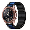 Strap-it Strap-it Bracelet acier Samsung Galaxy Watch 3 41mm (noir/bleu) Strap-it Strap-it Bracelet acier Samsung Galaxy Watch 3 41mm (noir/bleu)
