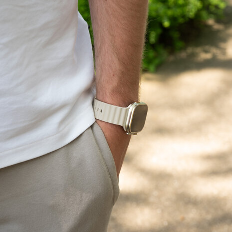 Bandz Bandz Bracelet Océan Apple Watch (lumière stellaire)