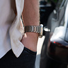 Strap-it Strap-it Bracelet titane H-Type Apple Watch (argent) Strap-it Strap-it Bracelet titane H-Type Apple Watch (argent)