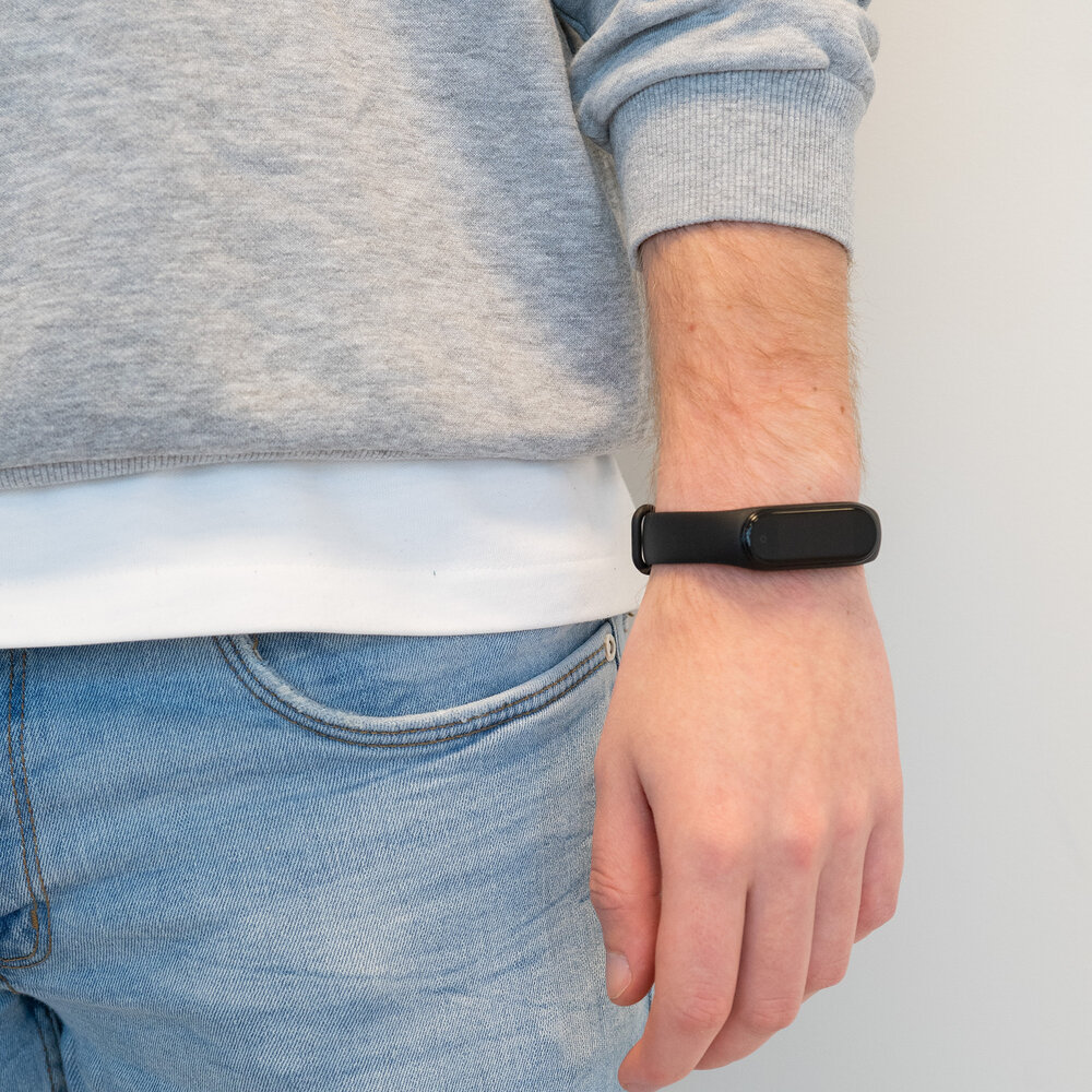 Bandz Bandz Bracelet Silicone 'Classic' Xaomi Mi Band 5 (noir)