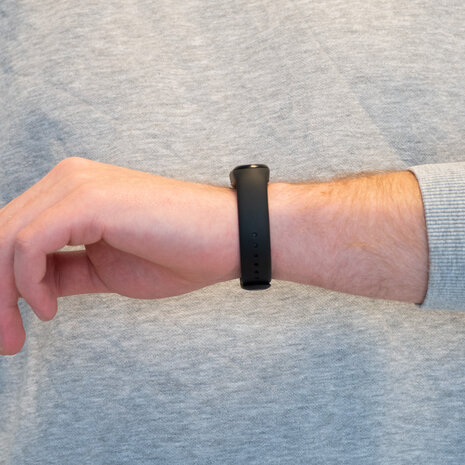 Bandz Bandz Bracelet Silicone 'Classic' Xaomi Mi Band 5 (noir)