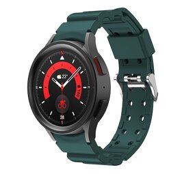Strap-it Bracelet silicone 'Armour' Samsung Galaxy Watch 5 Pro (vert foncé)