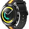 Strap-it Strap-it Bracelet sport spécial Samsung Gear Sport (noir/jaune) Strap-it Strap-it Bracelet sport spécial Samsung Gear Sport (noir/jaune)