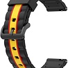 Strap-it Strap-it Bracelet sport spécial Samsung Gear Sport (noir/jaune) Strap-it Strap-it Bracelet sport spécial Samsung Gear Sport (noir/jaune)