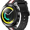 Strap-it Strap-it Bracelet sport spécial Samsung Gear Sport (noir/blanc) Strap-it Strap-it Bracelet sport spécial Samsung Gear Sport (noir/blanc)