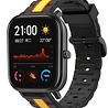 Strap-it Strap-it Bracelet sport spécial Xiaomi Amazfit GTS (noir/jaune) Strap-it Strap-it Bracelet sport spécial Xiaomi Amazfit GTS (noir/jaune)