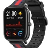 Strap-it Strap-it Bracelet sport spécial Xiaomi Amazfit GTS (noir/rouge) Strap-it Strap-it Bracelet sport spécial Xiaomi Amazfit GTS (noir/rouge)