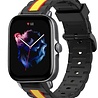 Strap-it Strap-it Bracelet sport spécial Amazfit GTS 3 (noir/jaune) Strap-it Strap-it Bracelet sport spécial Amazfit GTS 3 (noir/jaune)