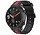 Strap-it Bracelet sport spécial Xiaomi Amazfit GTR (noir/rouge)