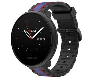 Strap-it Bracelet sport spécial Polar Ignite 2 (noir/bleu)