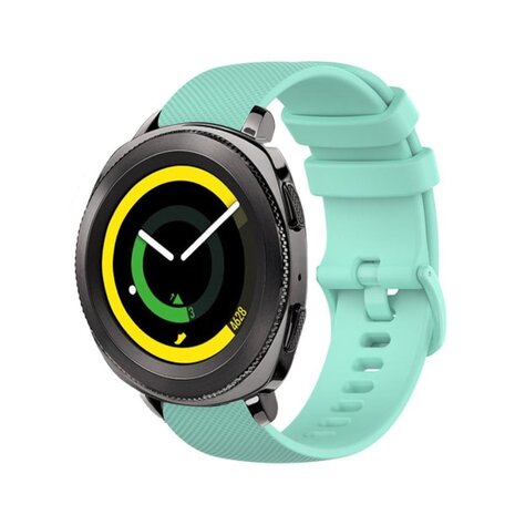 Strap-it Strap-it Bracelet silicone luxe Samsung Gear Sport (aqua)