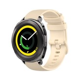 Strap-it Bracelet silicone luxe Samsung Gear Sport (beige)