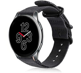 Strap-it Bracelet nylon á boucle OnePlus Watch (noir)