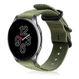 Strap-it Bracelet nylon á boucle OnePlus Watch (vert)