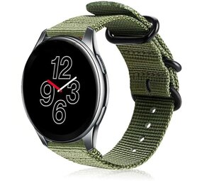 Strap-it Bracelet nylon á boucle OnePlus Watch (vert)