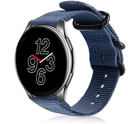 Strap-it Bracelet nylon á boucle OnePlus Watch (bleu)
