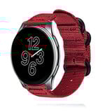 Strap-it Bracelet nylon á boucle OnePlus Watch (rouge)