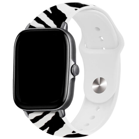 Strap-it Strap-it Bracelet Wild Zebra Amazfit GTS 2 Strap-it Strap-it Bracelet Wild Zebra Amazfit GTS 2
