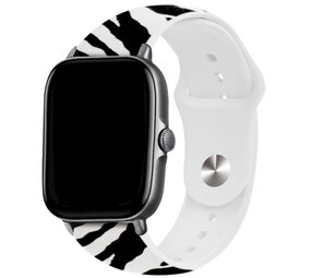 Strap-it Bracelet Wild Zebra Xiaomi Amazfit Bip