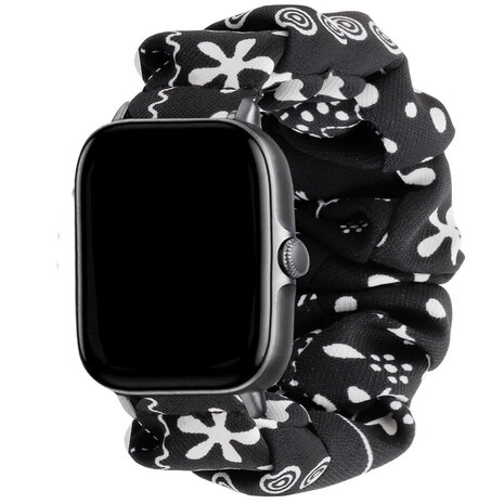 Strap-it Strap-it Bracelet chouchou Xiaomi Amazfit GTS (noir melange)