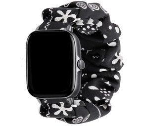 Strap-it Bracelet chouchou Xiaomi Amazfit Bip (noir melange)