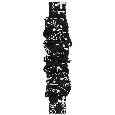 Strap-it Strap-it Bracelet chouchou Xiaomi Amazfit Bip (noir melange)