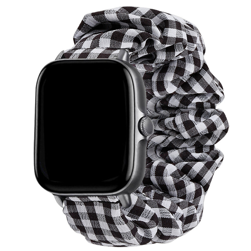 Strap-it Strap-it Bracelet chouchou Amazfit GTS 3 (carreaux) Strap-it Strap-it Bracelet chouchou Amazfit GTS 3 (carreaux)