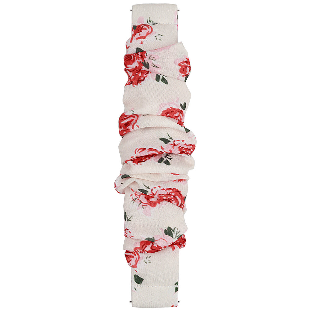 Strap-it Strap-it Bracelet chouchou Amazfit GTS 2 (fleurs)