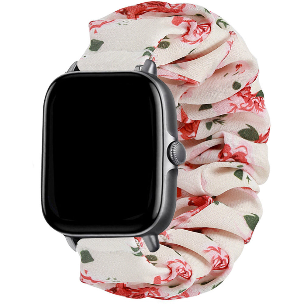 Strap-it Strap-it Bracelet chouchou Xiaomi Amazfit Bip (fleurs)
