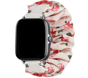 Strap-it Bracelet chouchou Xiaomi Amazfit Bip (fleurs)