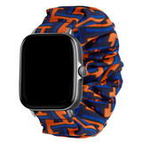 Strap-it Bracelet chouchou Amazfit GTS 3 (noir/orange/bleu)
