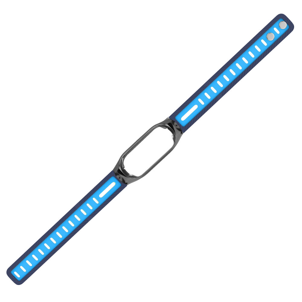 Strap-it Strap-it Bracelet de sport avec cadre Xiaomi Mi Band 7 (bleu duo)