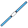 Strap-it Strap-it Bracelet de sport avec cadre Xiaomi Mi Band 7 (bleu duo) Strap-it Strap-it Bracelet de sport avec cadre Xiaomi Mi Band 7 (bleu duo)